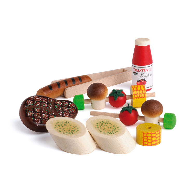 Set Barbacoa Madera