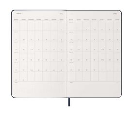 Agenda Moleskine 12 meses d&iacute;a/p&aacute;g 2026 tapa blanda L azul marino