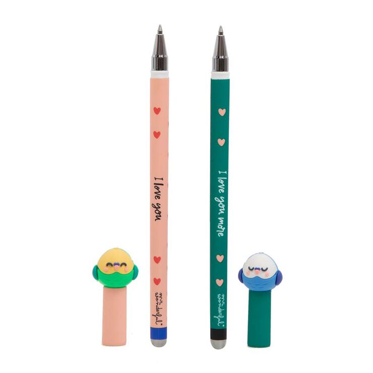 Set 2 Bolígrafs Esborrables I Love you more