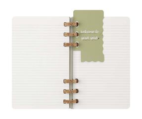 Agenda escolar espiral moleske tapa blanda sem/vista L 2025-26 negro