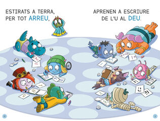 Aprendre a llegir a l'Escola de Monstres 11 - Vaig a l'escola, com mola!