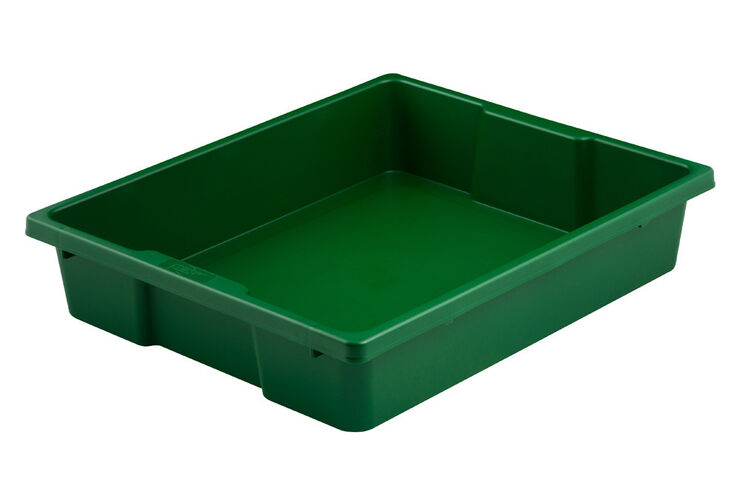 Cubeta plana per a moble 37x31x7,3cm verd