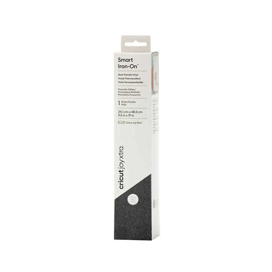 Xtra Vinilo Smart Iron-On 24x48cm glitter negro