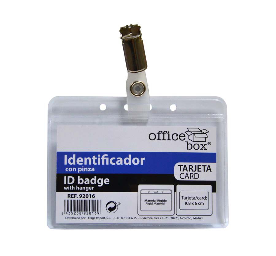 Funda identificadora con pinza Office Box