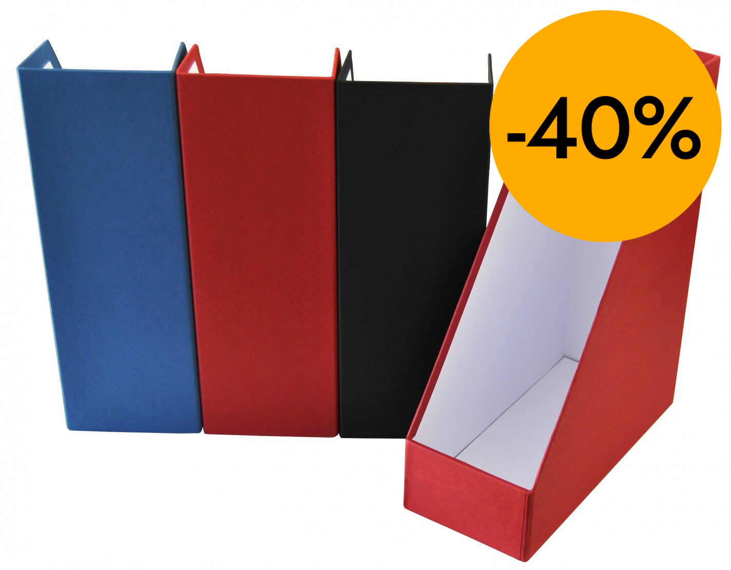 Revister de cart&oacute; folrat Karman blau