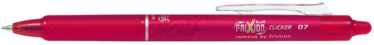 Bolígrafo Pilot Frixion Clicker rojo