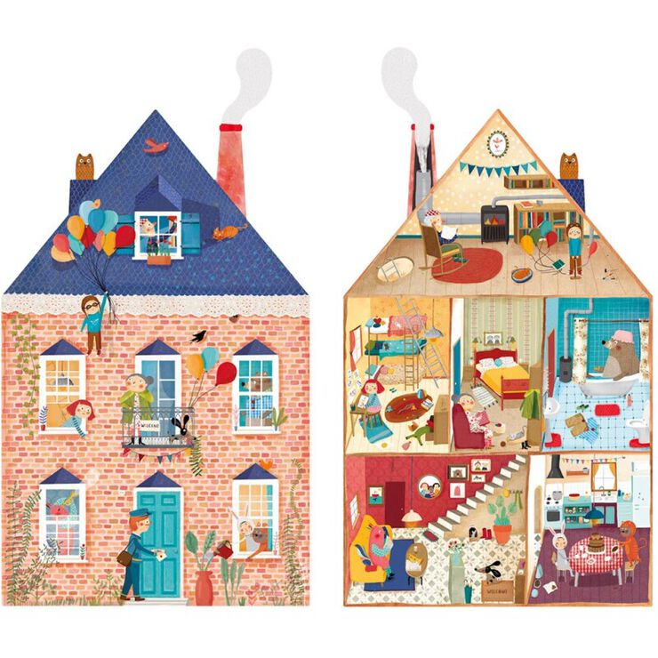 Puzles 26 peces Welcome To My Home reversible Puzles 26 peces Welcome To My Home reversible