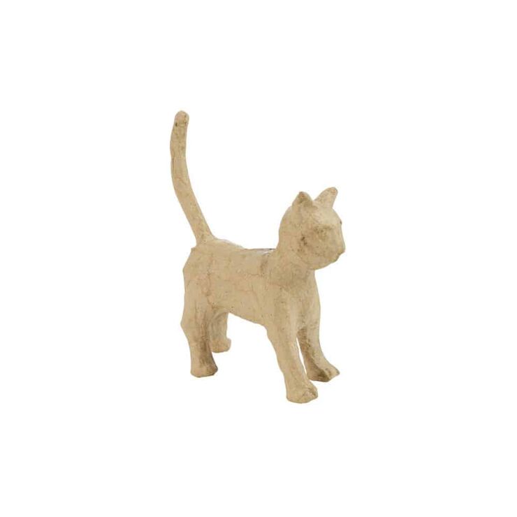 Figura papel maché Décopatch Gato 10cm