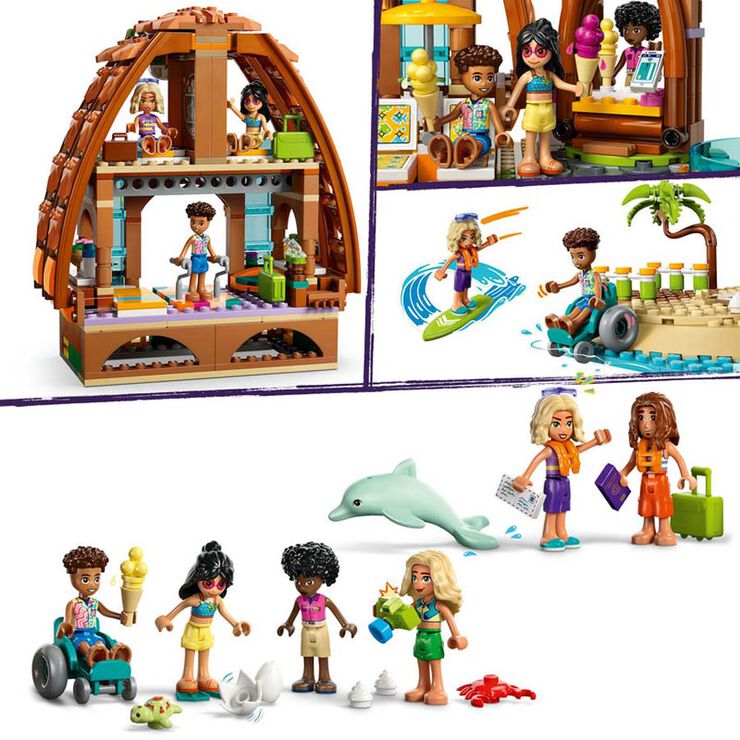 LEGO® Friends Hotel de Vacaciones Familiares en la Playa 42673