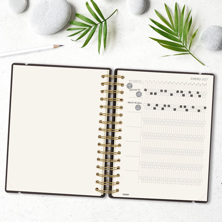 Agenda Finocam Haiku Dia P&agrave;gina 2027 Castell&agrave; Negre