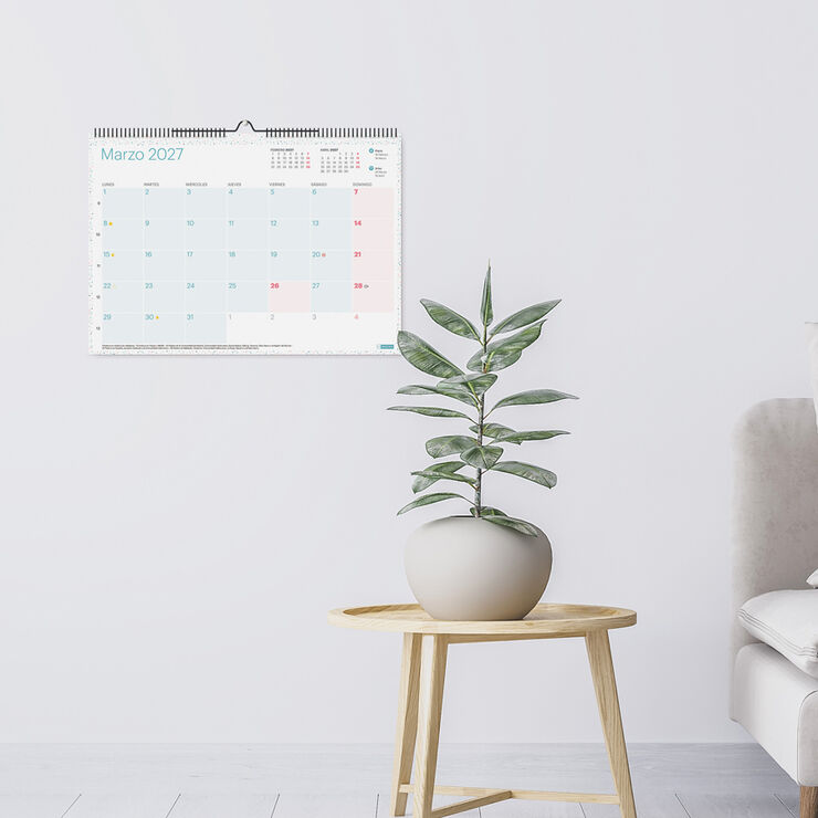 Calendario Miquelrius Pared A3 Castellano 2027 Lovely
