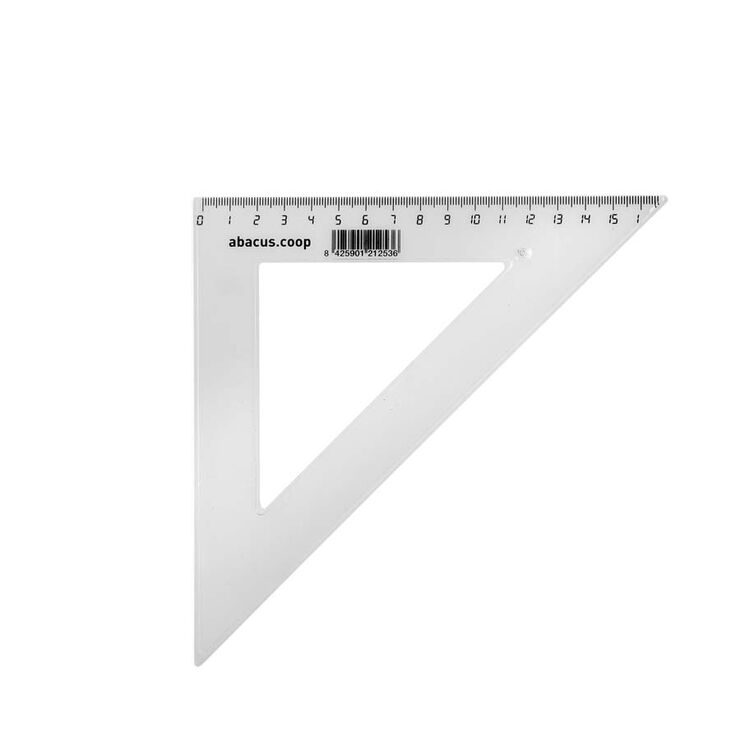 Escuadra Escolar Abacus 25cm