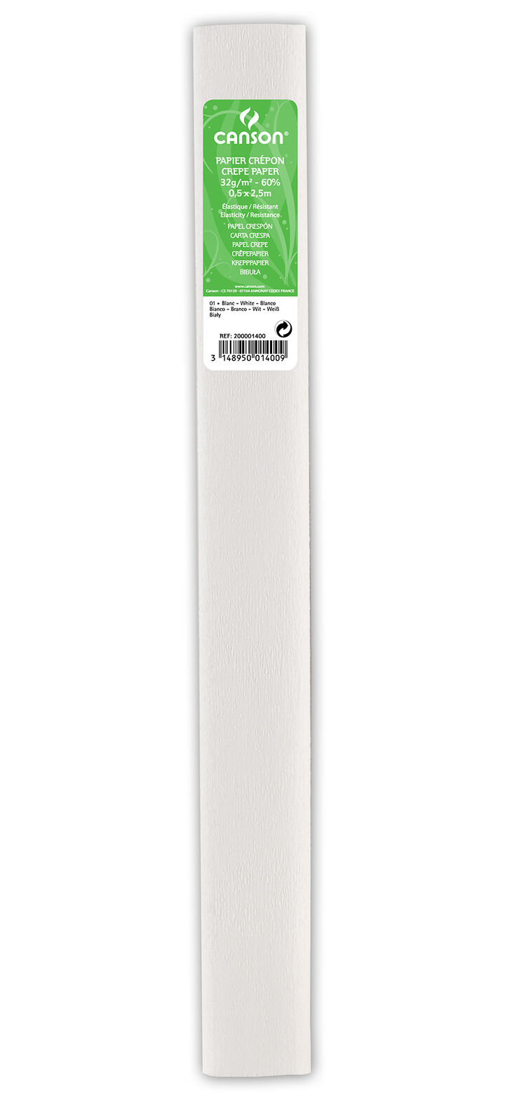 Rotlle Paper Crespó (Pinotxo) Canson 500x2500 mm Blanc Rotlle Paper Crespó (Pinotxo) Canson 500x2500 mm Blanc