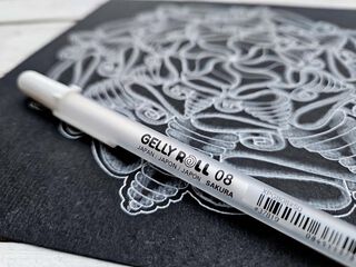 Bolígraf Sakura Gelly Roll 08 blanc