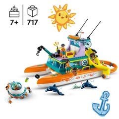 LEGO® Friends Barco de Rescate Marítimo con Animales MariNos 41734