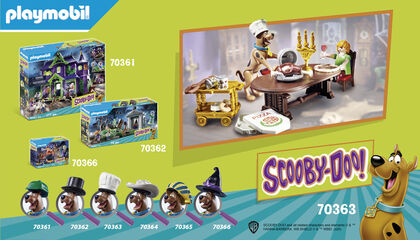 Playmobil Scooby Doo sopar amb shaggy 70363