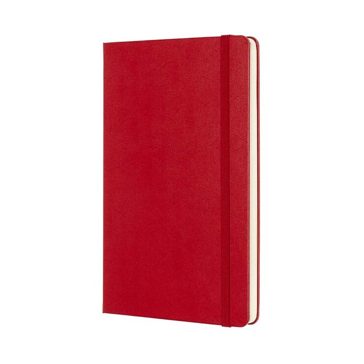 Libreta Moleskine L Rojo Liso