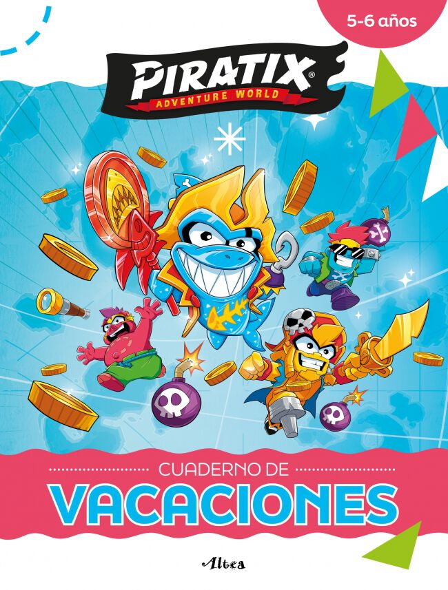 Piratix. Cuaderno de vacaciones - 5-6 a&ntilde;os