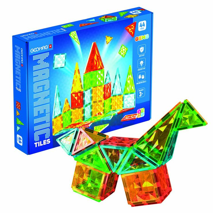 Magnetic Tiles Gems 44 piezas