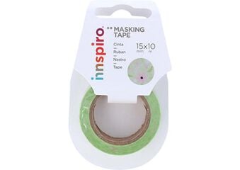 Cinta Washi Tape Innspiro Flores verde