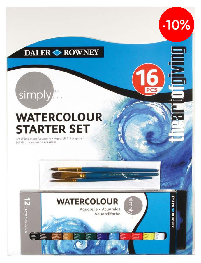 Set Acuarela Starter Daler-Rowney Simply