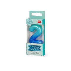 Espelma Legami verd/blau núm.2