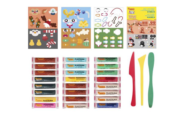 Cofre Plastilina Jovi Navidad Play & Fun