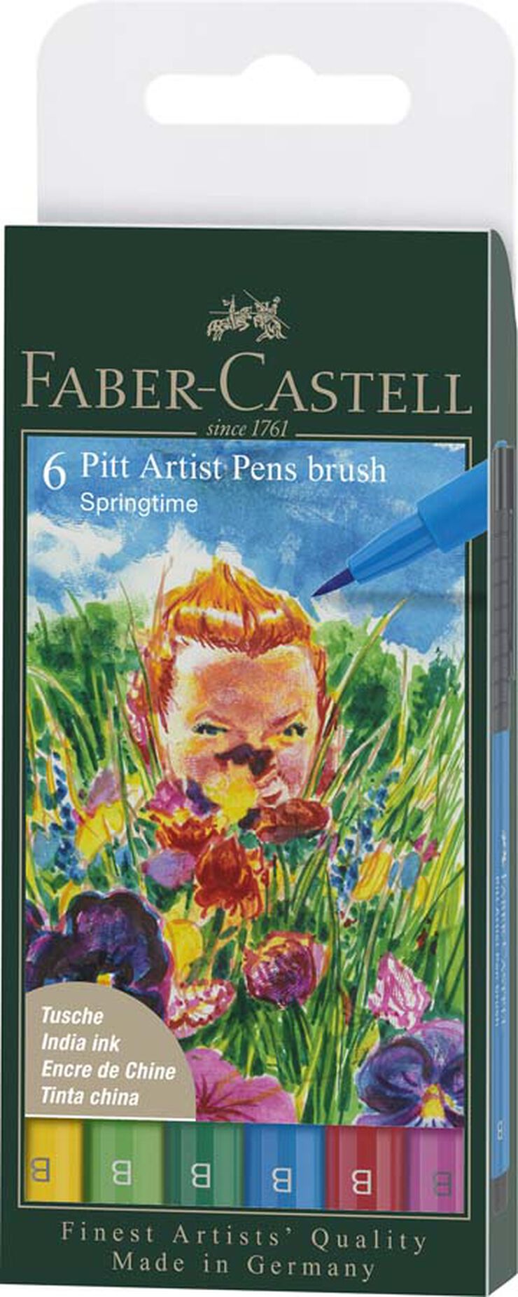 Pitt Artist Pen brush Springtime 6 c