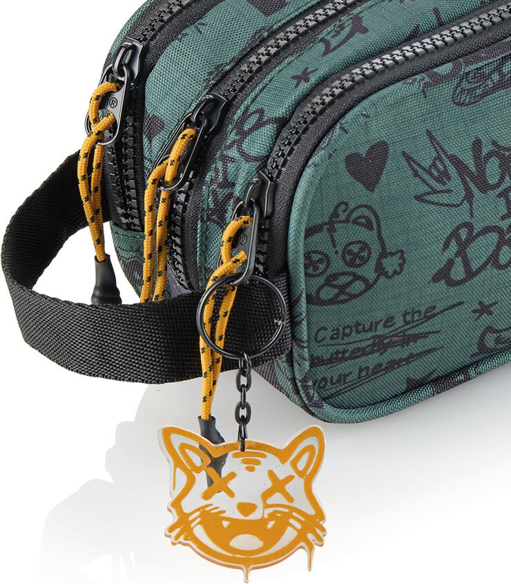Estuche Triple MQR Not Boring Verde