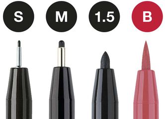 Retoladors Faber-Castell Pitt Artist Pen Manga Kaoiro 6 colors