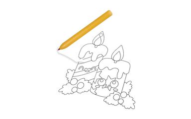 Pinta amb Sorra Jovi Nadal maletí