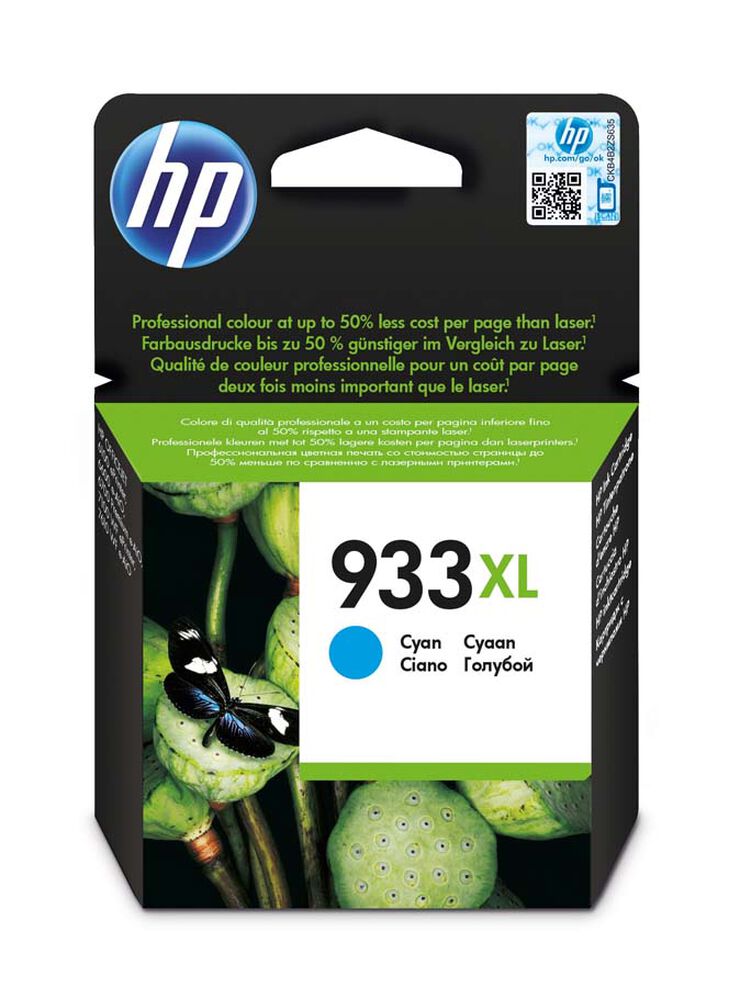 Cartucho original HP 933XL cian CN054AE