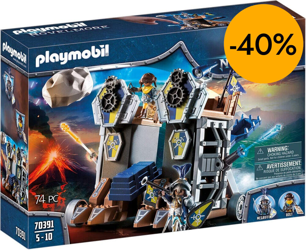 Playmobil Fortaleza m&oacute;vil Novelmore 70391