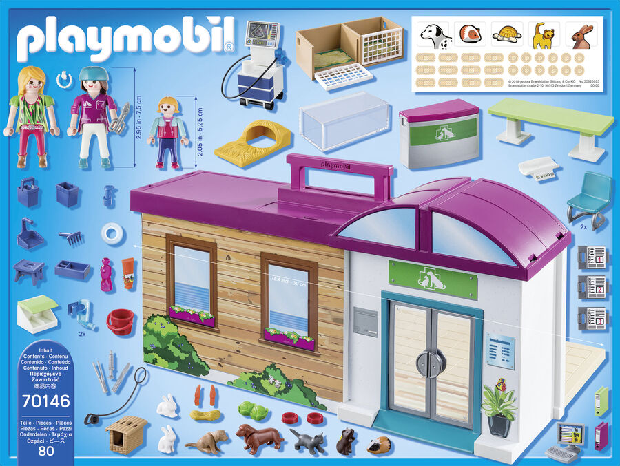Maletin veterinaria playmobil store