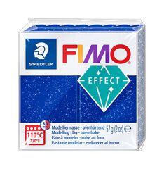 Pasta modelar Fimo Effect 57g azul