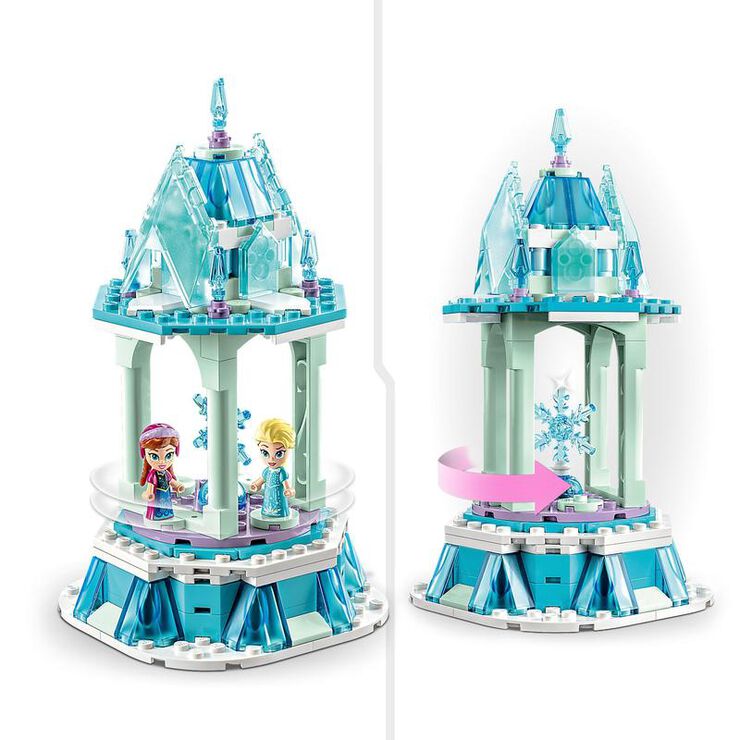 LEGO® Disney Frozen Tiovivo Mágico de Anna y Elsa 43218