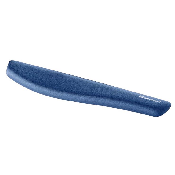 Reposacanell per a teclat foam Fellowes PlusTouch blau