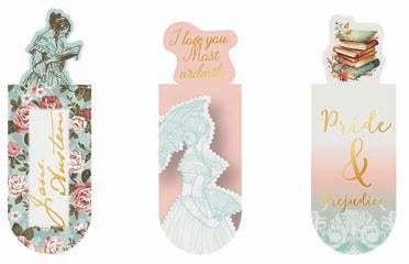 Puntos de libro magn&eacute;ticos Jane Austen 3u