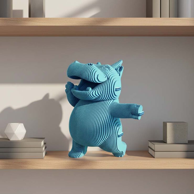 Puzzle 3D Cartonic Hippo