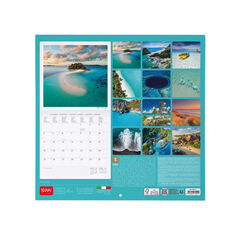 Calendario Legami 30x29 Pared Vitamin Sea Multiling&uuml;e 2027