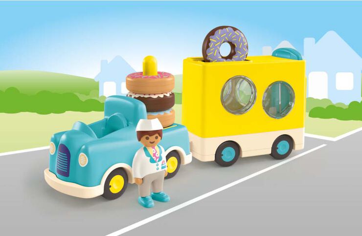 Playmobil Junior Camió de Dònut 71702