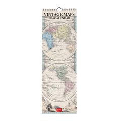 Calendari paret Legami 16X49 2024 Vintage Maps