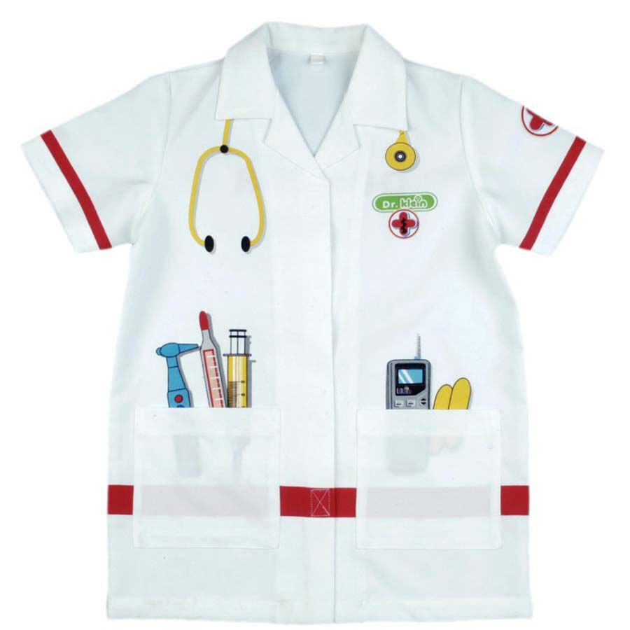 Bata de m&eacute;dico disfraz
