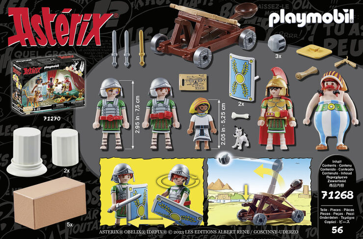 Playmobil Astérix Numerobis y la batalla de Palacio 71268