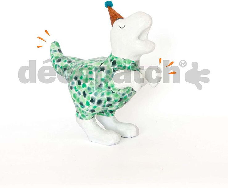 Figura papel maché Décopatch Rex 16cm