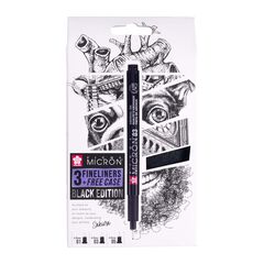 Set Pigma Micron Black Edition 3u