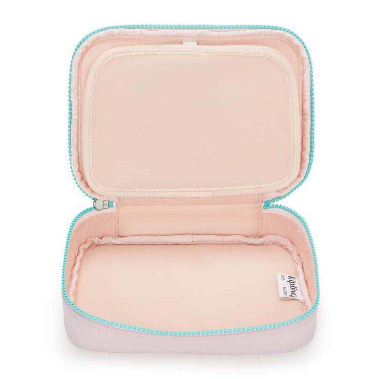 Plumier vacío Kipling 100 Pens Sea Pink Met