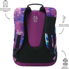 Mochila Totto Rayol glitter Star Butterfly