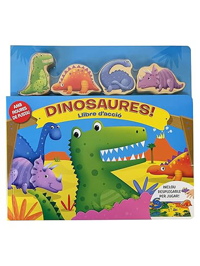 Llibre d'acci&oacute;. Dinosaures!