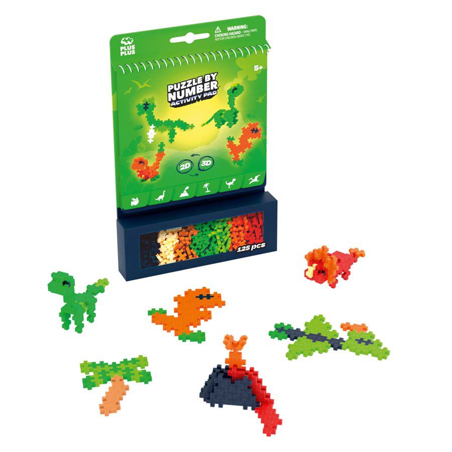 Plus-Plus Activity Pad - Dinos